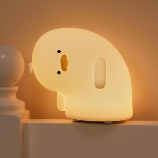 Picture of Cute Duck Lamp,Fun Lying Flat Duck/Chicken/Pig/Rabbit/Panda Night Light,LED Squishy Animal Novelty Lamp,Toddler Baby Night Light Christmas gifts for Kids,Nursery Touch Kawaii Lamp Room/House Décor
