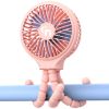 Picture of WiHoo Baby Stroller Fan, Clip On Portable Rechargeable Battery Operated Mini Handheld Car Seat Small USB Desk Personal Fan for Stroller Accessories/Crib/Home Office