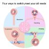Picture of WiHoo Baby Stroller Fan, Clip On Portable Rechargeable Battery Operated Mini Handheld Car Seat Small USB Desk Personal Fan for Stroller Accessories/Crib/Home Office