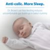 Picture of Dr. Brown's Natural Flow Anti-Colic Options+ Narrow Baby Bottle, Bear & Owl, 8 oz/250 mL, with Level 1 Slow Flow Nipple, BPA Free, 0m+, 2-Pack