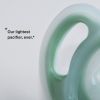 Picture of Tommee Tippee Ultra-Light Silicone Pacifier, 18-36 Months, Symmetrical One-Piece Design, BPA-Free Silicone Binkies, Clear/Blue/Green, Pack of 4