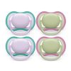 Picture of Philips Avent Ultra Air Pacifier - 4 x Light, Breathable Baby Pacifiers for Babies Aged 0-6 Months, BPA Free with Sterilizer Carry Case, SCF085/50