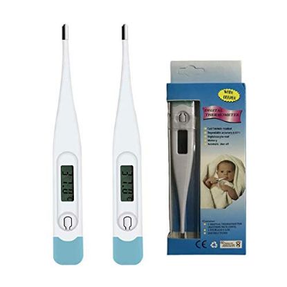Picture of Best Digital Thermometer, Rectal and Oral Thermometer for Adults and Babies,High Precision Thermometer for Fever, Accurate and Fast Readings (2Pcs)