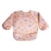 Picture of Tiny Twinkle Mess Proof Baby Bib|Waterproof Smock Bib for Eating,Machine Washable Full Sleeve with Pocket(Petite Safari, Small 6-24 Months)