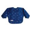 Picture of Tiny Twinkle Mess Proof Baby Bib|Waterproof Smock Bib for Eating,Machine Washable Full Sleeve with Pocket(Ocean Life, Small 6-24 Months)
