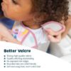 Picture of Tiny Twinkle Mess Proof Baby Bib - Waterproof & Lightweight Baby-Led Weaning Apron | 100% Recycled Polyester, Easy Clean & Machine Washable (Leopard, Small 6-24 Months)