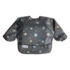 Picture of Tiny Twinkle Mess Proof Baby Bib|Waterproof Smock Bib for Eating,Machine Washable Full Sleeve with Pocket(Space, Small 6-24 Months)