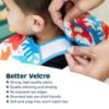 Picture of Tiny Twinkle Mess Proof Baby Bib - Waterproof & Lightweight Baby-Led Weaning Apron | 100% Recycled Polyester, Easy Clean & Machine Washable (Cinnamon, Large 2-4 Years)