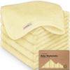 Picture of 6-Pack Baby Washcloths - Soft Viscose from Bamboo Washcloth, Baby Wash Cloths for Newborn, Kids, Bath Baby Towels, Face Towel, Face Cloths for Washing Face (Sunshine)