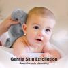 Picture of 6-Pack Baby Washcloths - Soft Viscose from Bamboo Washcloth, Baby Wash Cloths for Newborn, Kids, Bath Baby Towels, Face Towel, Face Cloths for Washing Face (Cool Gray)
