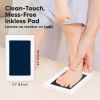Picture of 4-Pack Inkless Hand and Footprint Kit - Ink Pad for Baby Hand and Footprints - Dog Paw Print Kit,Dog Nose Print Kit - Baby Footprint Kit, Clean Touch Baby Foot Printing Kit, Handprint Kit(Midnights)