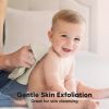 Picture of 6-Pack Baby Washcloths - Soft Viscose from Bamboo Washcloth, Baby Wash Cloths for Newborn, Kids, Bath Baby Towels, Face Towel, Face Cloths for Washing Face(Stone/Dove)