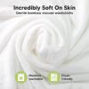 Picture of 6-Pack Baby Washcloths - Soft Viscose from Bamboo Washcloth, Baby Wash Cloths for Newborn, Kids, Bath Baby Towels, Face Towel, Face Cloths for Washing Face (White/Sky)