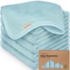 Picture of 6-Pack Baby Washcloths - Soft Viscose from Bamboo Washcloth, Baby Wash Cloths for Newborn, Kids, Bath Baby Towels, Face Towel, Face Cloths for Washing Face (Sky)