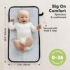 Picture of Portable Diaper Changing Pad - Waterproof Foldable Baby Changing Mat - Travel Diaper Change Mat - Lightweight Changing Pads for Baby - Baby Changer - Machine Washable (Dino Ridge)
