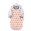 Picture of Hudson Baby Unisex Baby Cotton Long-Sleeve Wearable Sleeping Bag, Sack, Blanket, Foxes, 0-3 Months