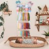 Picture of POVETIRE Baby Headbands Holder, Hair Bows Organizer for Baby Girls Hair Accessories Storage Hanging Display Stand for Wall Room Nursery Decor