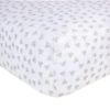 Picture of Burt's Bees Baby Essential Organic Cotton Fitted Crib Sheet, Breathable for Boy Girl Standard Crib & Toddler Mattresses