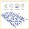 Picture of Burt's Bees Baby Essential Organic Cotton Fitted Crib Sheet, Breathable for Boy Girl Standard Crib & Toddler Mattresses