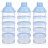 Picture of Accmor Formula Dispenser On The Go, 5 Compartments Stackable Formula Container for Travel, Baby Milk Powder Kids Snack Container, BPA Free