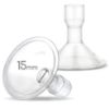 Picture of Maymom MyFit 15 mm Shields; Compatible with Medela Breast Pump- PersonalFit, Freestyle, Harmony, Maxi, Freestyle Flex Connector; Connect to Maymom Widemouth/Narrow Connector, 2pcs