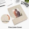 Picture of Vienrose Small Baby Photo Album 4x6 Photos, 2 Pack Linen Cover Mini Photo Book, 26-Page Holds 52 Pictures, Artwork or Postcards Storage