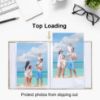 Picture of Vienrose Small Baby Photo Album 4x6 Photos, 2 Pack Linen Cover Mini Photo Book, 26-Page Holds 52 Pictures, Artwork or Postcards Storage