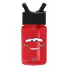 Picture of Simple Modern Disney Cars Kids Water Bottle Plastic BPA-Free Tritan Cup with Leak Proof Straw Lid | Reusable and Durable for Toddlers, Boys | Summit Collection | 12oz, Cars Ka-chow