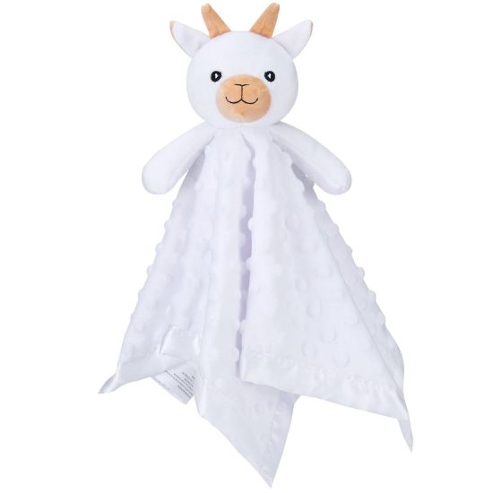Picture of Pro Goleem Goat Loveys for Babies, Soft Security Blanket Baby Snuggle Toy Newborn Stuffed Animals Baby Gifts for Boys and Girls, 16 Inch