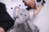 Picture of Pro Goleem Elephant Security Blanket, Soft Lovey Unisex Lovie Baby Gifts for Newborn Boys and Girls Snuggle Toy Stuffed Animal Grey 16 Inch