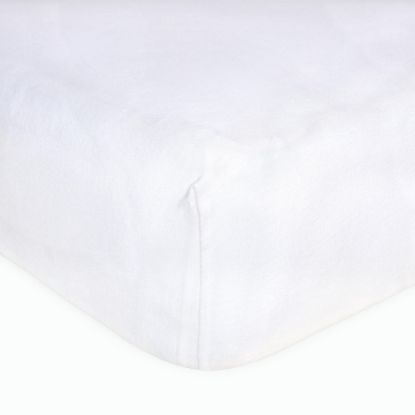 Picture of Burt's Bees Baby Essential Organic Cotton Fitted Crib Sheet, Breathable for Boy Girl Standard Crib & Toddler Mattresses
