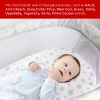 Picture of Bassinet Sheet 2 Pack, 33" X 17" Flexible for Different Cradle and Bassinet Mattress, Soft Breathable Universal Sheet for Rectangle, Oval, Hourglass Bassinet Mattress, White&Pink