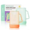 Picture of Momcozy Squeeze Pouch Holder for Food Pouches and Drink Boxes, Baby Pouch Holder Allows Baby to Self-feed and Avoid Messes, Baby Food Pouch Holder Handle is Easy to Grip, Comfortable, Green&Orange