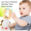 Picture of Momcozy Squeeze Pouch Holder for Food Pouches and Drink Boxes, Baby Pouch Holder Allows Baby to Self-feed and Avoid Messes, Baby Food Pouch Holder Handle is Easy to Grip, Comfortable, Green&Orange