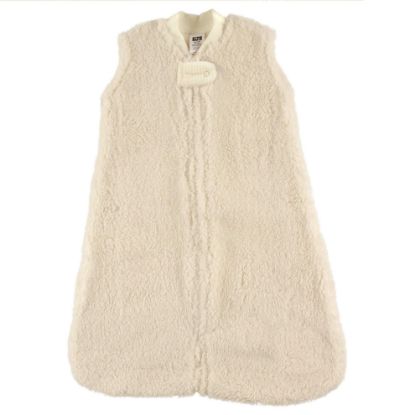 Picture of Hudson Baby Unisex Baby Plush Sleeping Bag, Sack, Blanket, Cream Sherpa, 6-12 Months