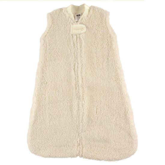 Picture of Hudson Baby Unisex Baby Plush Sleeping Bag, Sack, Blanket, Cream Sherpa, 6-12 Months