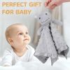 Picture of Pro Goleem Hippo Loveys for Babies, Soft Security Blanket Baby Snuggle Toy Newborn Stuffed Animals Baby Gifts for Boys and Girls, 16 Inch