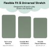Picture of Yoofoss Pack and Play Sheets Fitted, Mini Crib Sheets 2-Pack for Pack N Play Mattress, Stretchy Playard Sheet, Soft and Breathable Gray-Green+Fox
