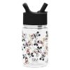 Picture of Simple Modern Disney Mickey Mouse Kids Water Bottle Plastic BPA-Free Tritan Cup with Leak Proof Straw Lid | Reusable and Durable for Toddlers, Boys | Summit Collection | 12oz, Mickey Mouse Retro