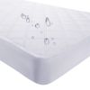 Picture of Yoofoss Waterproof Crib Mattress Protector, Quilted Crib Mattress Pad Cover Ultra Soft and Breathable, Machine Washable Toddler Mattress Protector for Standard Baby Crib Size 52''x28''