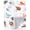 Picture of Hudson Baby Unisex Baby Plush Mink and Sherpa Blanket, Alphabet Animals, One Size