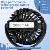 Picture of SOPOKE Mini Portable Baby Stroller Fan,3 Speed Personal Handheld Fan,Battery Operated Rechargeable 360° Flexible Tripod Cooling Fan, Suitable for Car Seat Crib Treadmill Golf Cart Travel(Black)