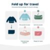 Picture of Tiny Twinkle Mess Proof Baby Bib, Cute Full Sleeve Bib Outfit, Waterproof Bibs for Toddlers, Machine Washable, Tug Proof, Baby Smock for Eating, Long Sleeved (Snowman, Small 6-24 Months)