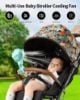Picture of GOTOTO Baby Stroller Fan, Rechargeable Portable Fan with 2000 mAh Battery Operated,3 Wind Speed,360-Degree Rotation,Ultra-Low Noise Level,Safe mini fan for your baby