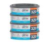 Picture of Diaper Genie Essentials Round Refill Pack of 4 | Holds Up to 1280 Newborn Diapers | Features Unscented Continuous Film | Compatible with Diaper Genie Complete and Expressions Pails