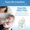 Picture of Dr. Brown's Natural Flow Level 2 Wide-Neck Baby Bottle Silicone Nipple, Medium Flow, 3m+, 100% Silicone Bottle Nipple, count 6 (Pack of 1)