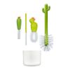 Picture of Boon Cacti Bottle Cleaning Brush Set - Includes Bottle Brush, Nipple Brush, Detail Brush, and Straw Brush - Baby Bottle Brush Set for Bottle Drying Rack - Baby Essentials - 4 Count