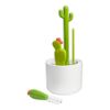 Picture of Boon Cacti Bottle Cleaning Brush Set - Includes Bottle Brush, Nipple Brush, Detail Brush, and Straw Brush - Baby Bottle Brush Set for Bottle Drying Rack - Baby Essentials - 4 Count