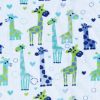 Picture of CREVENT Minky Baby Blanket for Boys, Soft Plush Receiving for Newborns - Giraffe 30x40 Inches
