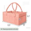 Picture of Mr. Pen- Baby Diaper Caddy Organizer, Coral, Baby Organizer, Car Diaper Caddy, Baby Caddy Organizer, Portable Diaper Caddy, Diaper Organizer for Changing Table, Baby Organizer for Nursery